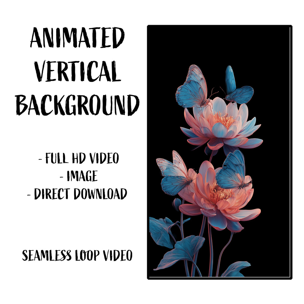 Butterfly on a Flower Nature Wallpaper for Phone