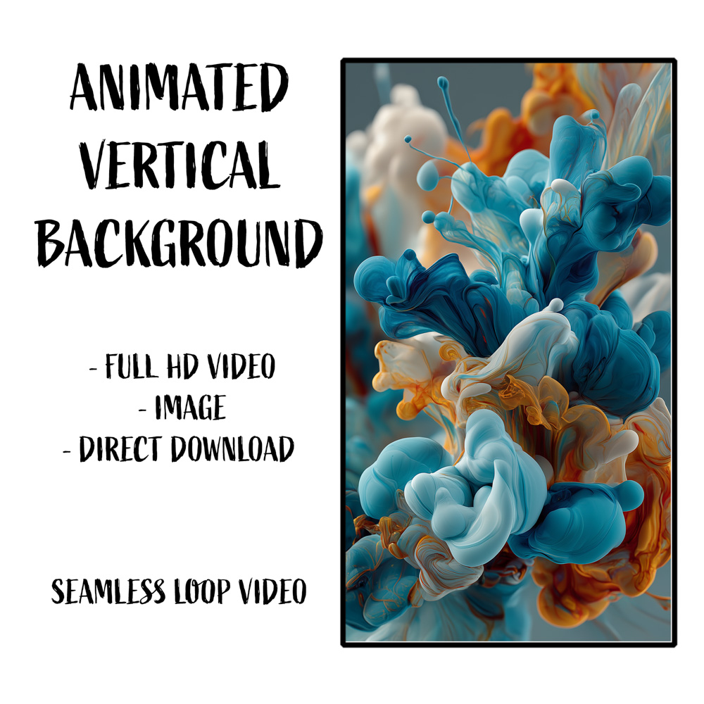 Abstract Color Flow Animated background for Phones