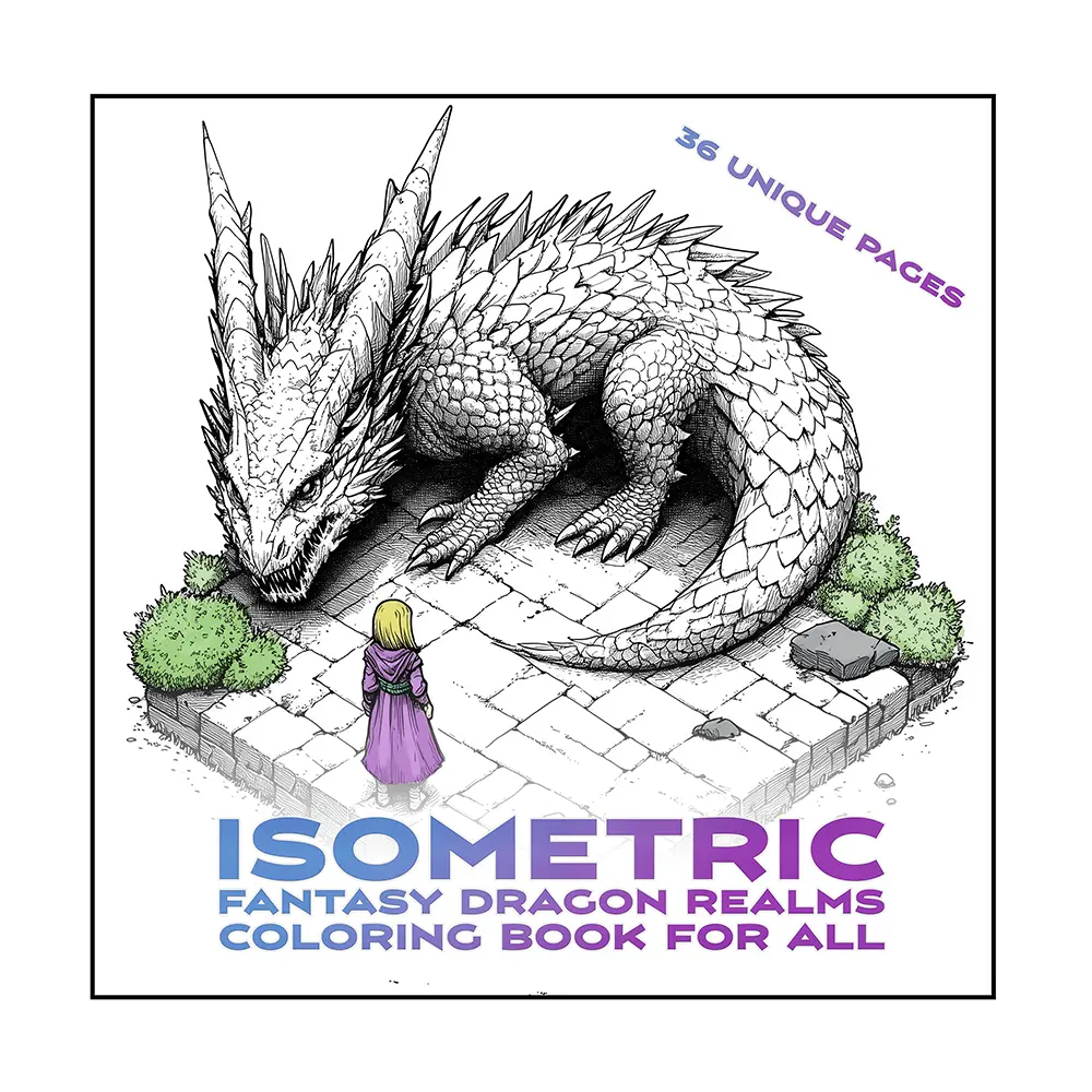 Isometric Myths Coloring EBook
